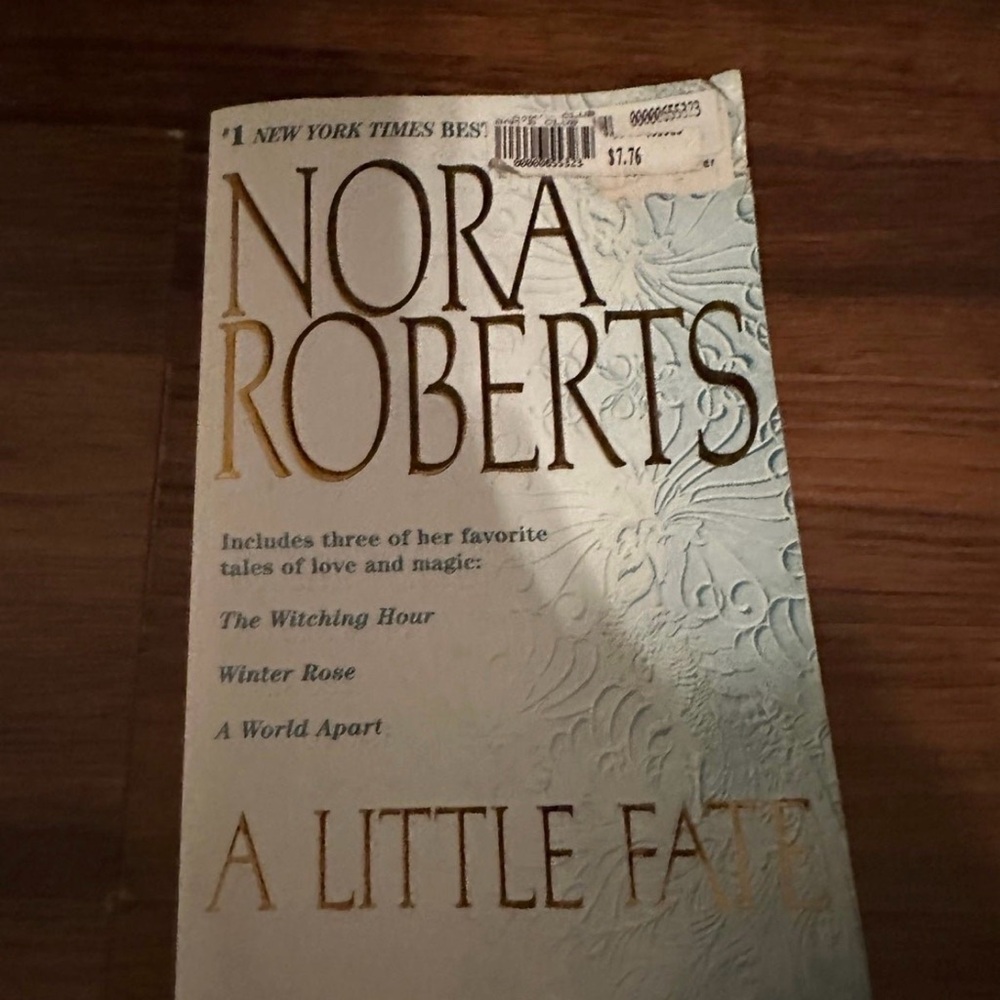 Nora Roberts 'A Little Fate' Book